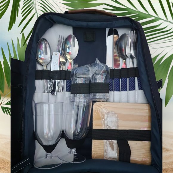 NWOT PICNIC PLUS 2 Person picnic backpack NWOT - Picture 3 of 9